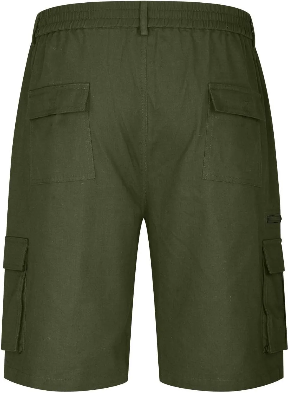 Muscularfit Tactical Shorts for Men 2024 Casual Multi Pockets Elastic Waist Chino Cargo Shorts Summer Athletic Beach Shorts