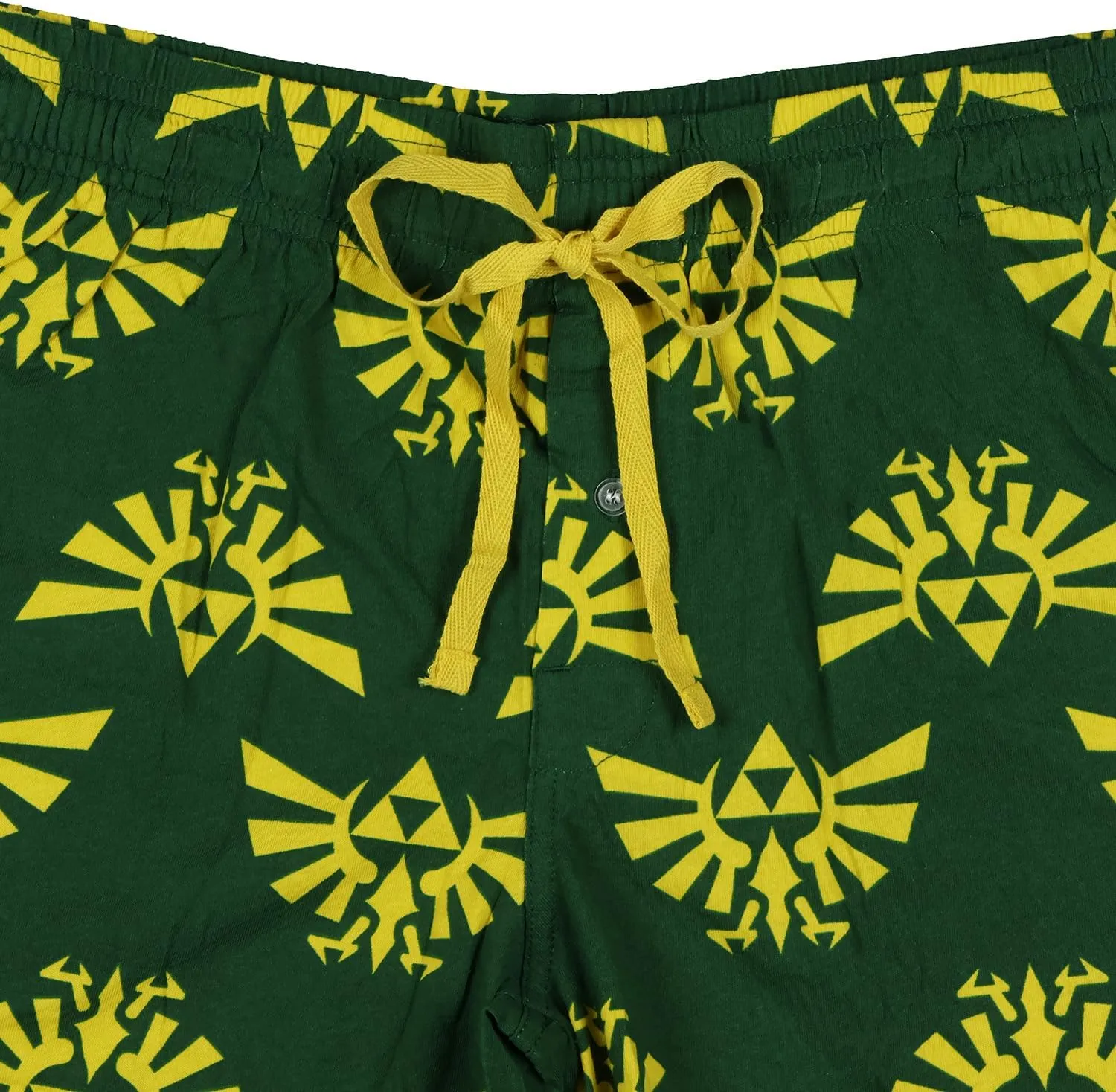 Nintendo The Legend of Zelda Pajamas Men's Royal Hyrule Crest Wingcrest PJ Lounge Shorts