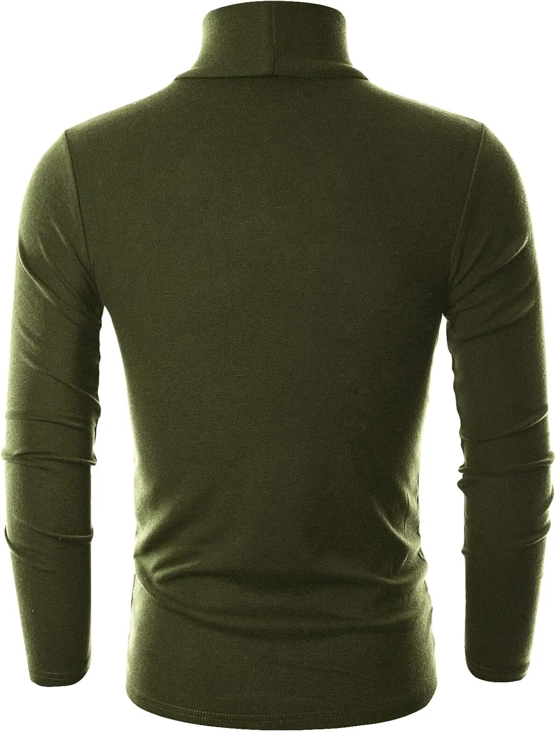 Ohoo Men's Slim Fit Turtleneck Sweater Lightweight Pullover