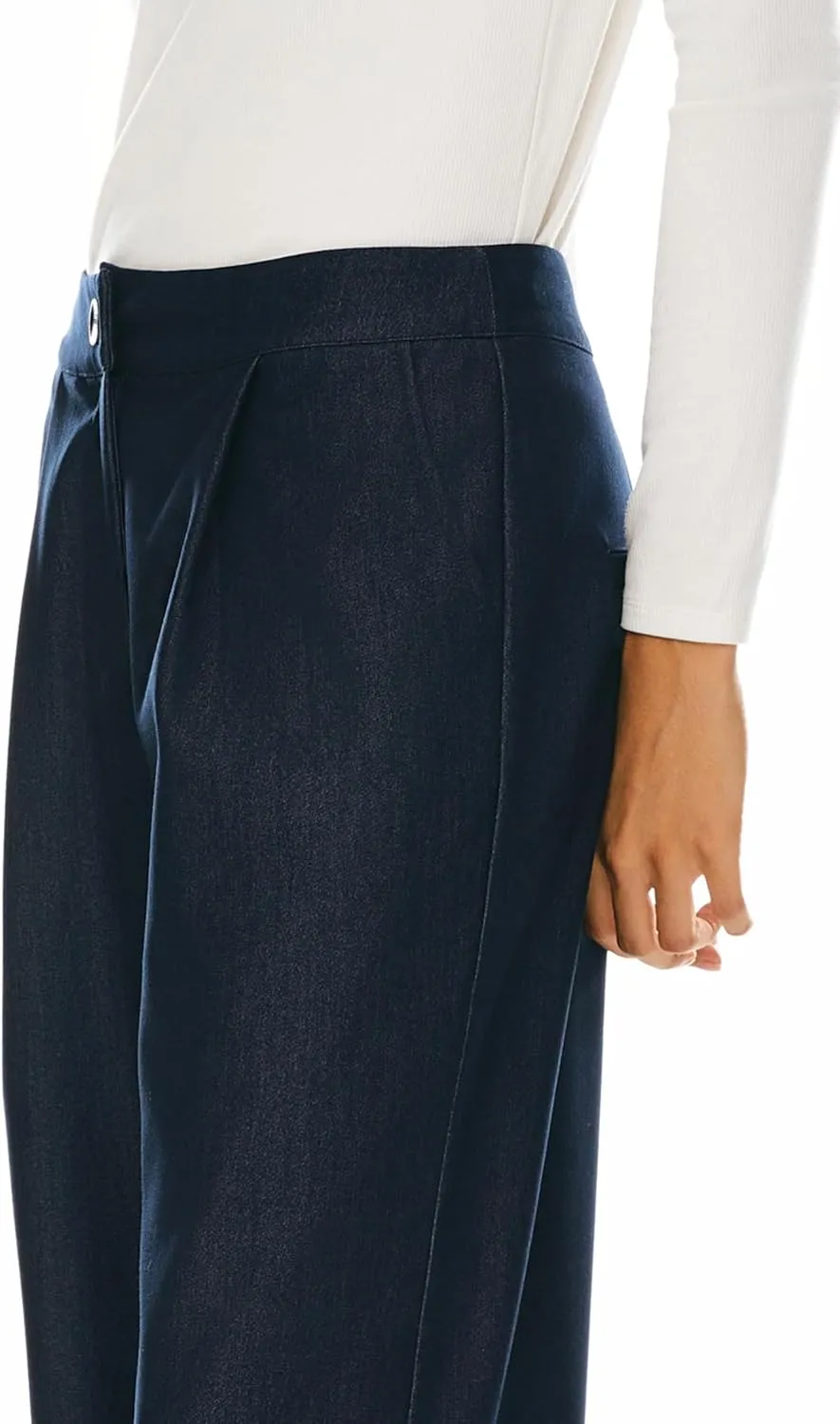Orolay Women's High-Waisted Dress Pants Work Business Long Trousers Straight Leg Suit Pants