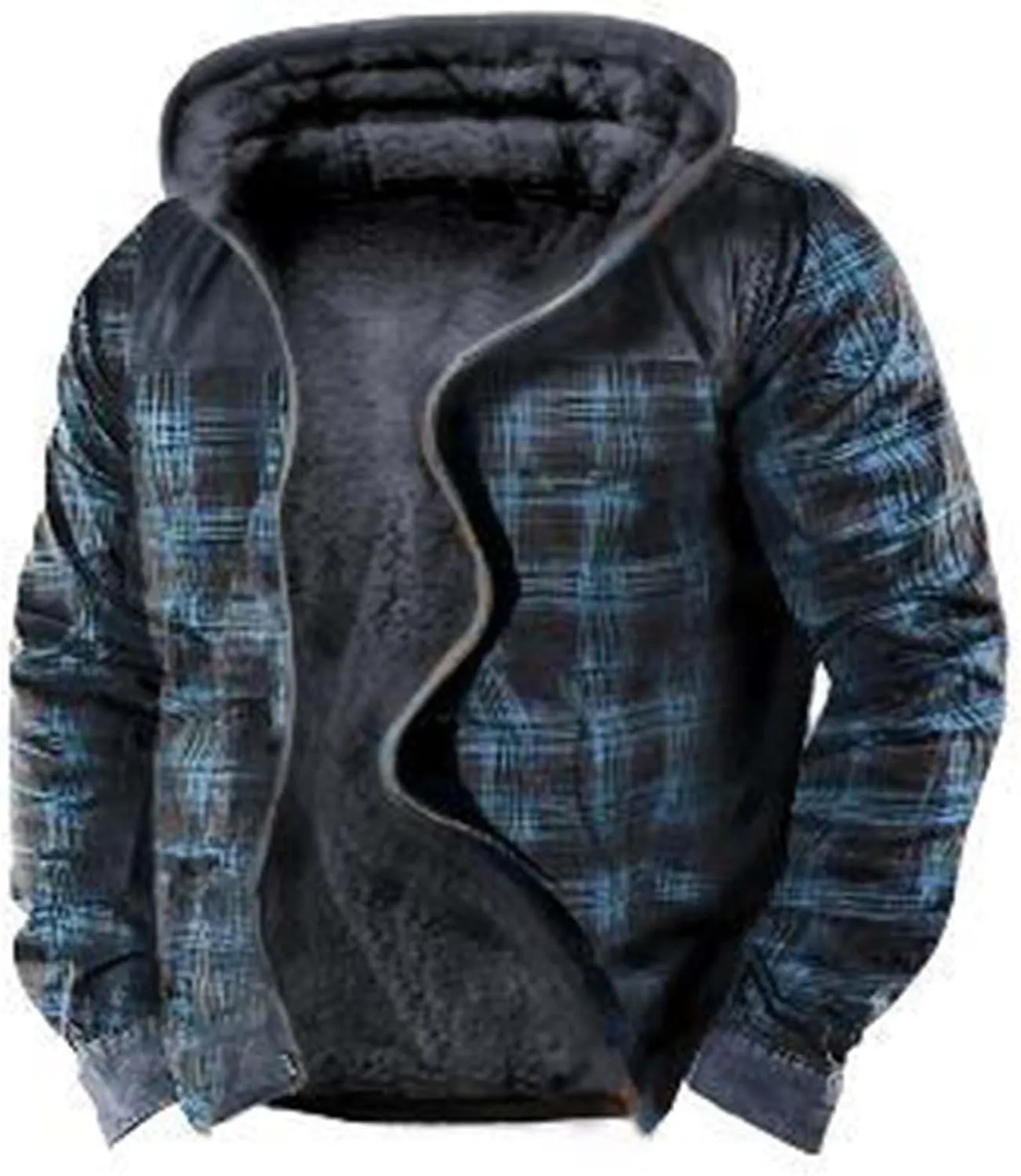 Outdoor Winter Jacket for Men Trucker Hunting Heavyweight Jackets Flannel Shirts Hiking Cycling Running Coats