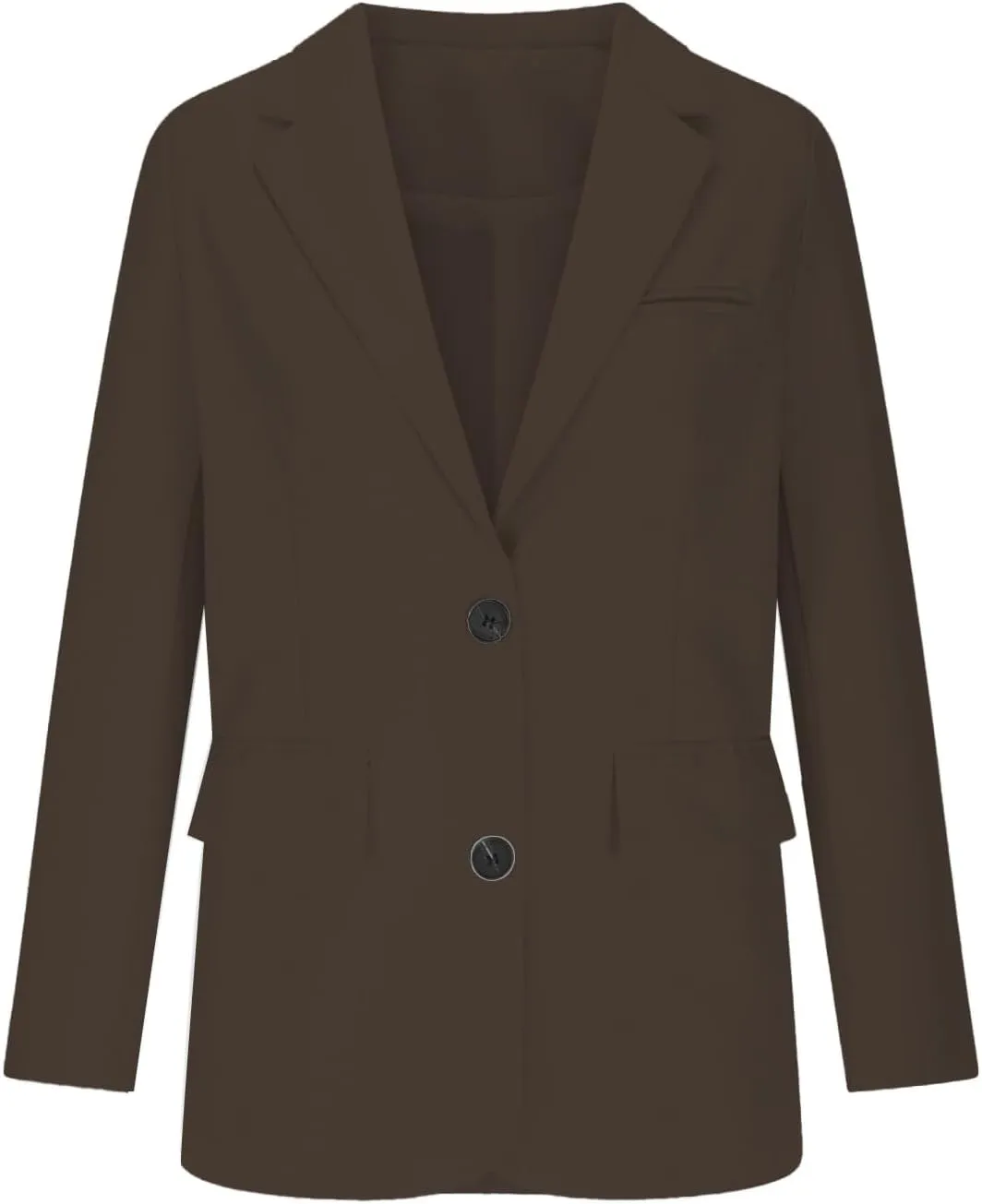 Oversized Blazers for Women 2025 Fashion Business Work Casual Suit Jacket Long Sleeve Open Front Buttons Lapel Coat