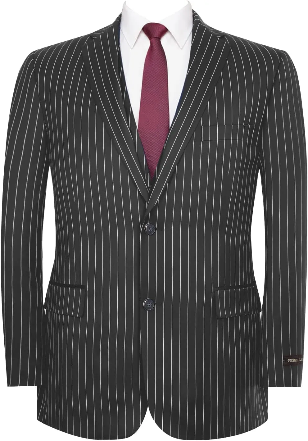 P&L Men's 3-Piece Classic Fit Dress Suits Tuxedo Blazer Jacket Tux Vest & Pants Set