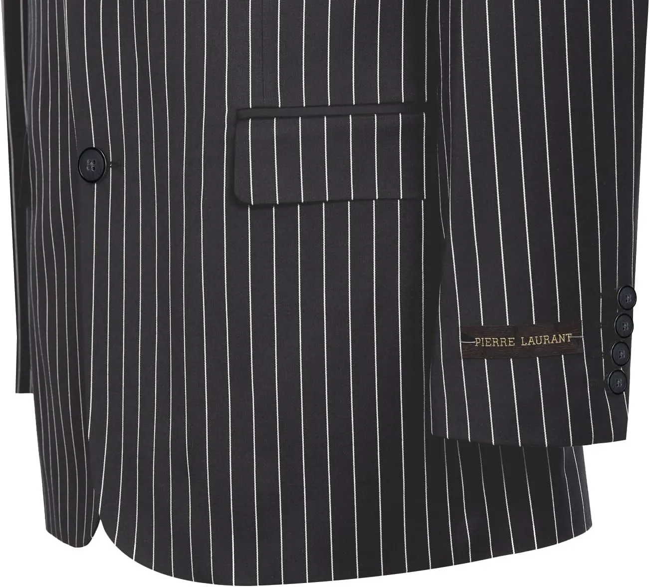 P&L Men's 3-Piece Classic Fit Dress Suits Tuxedo Blazer Jacket Tux Vest & Pants Set