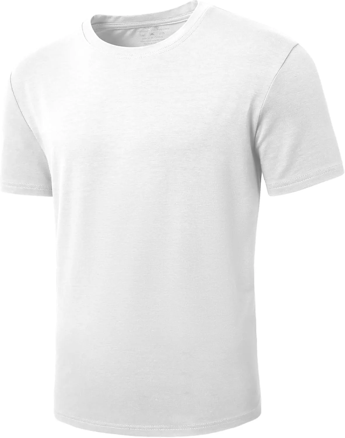 PLEPAN Mens Cotton T-Shirt Multipack  Short Sleeve Classic Fit Crew Neck, Luxuriously Soft Casual Shirt