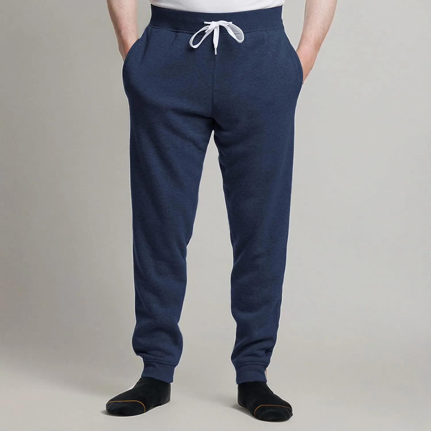 Premium Wear Men’s Jogger Sweatpants - Lightweight, Super Soft, 100% Polyester | Elastic Drawstring, Deep Pockets, Tag-Free