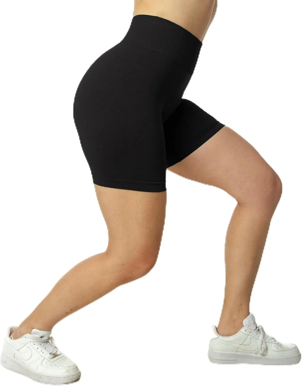 Seamless High Waist Workout Shorts for Women