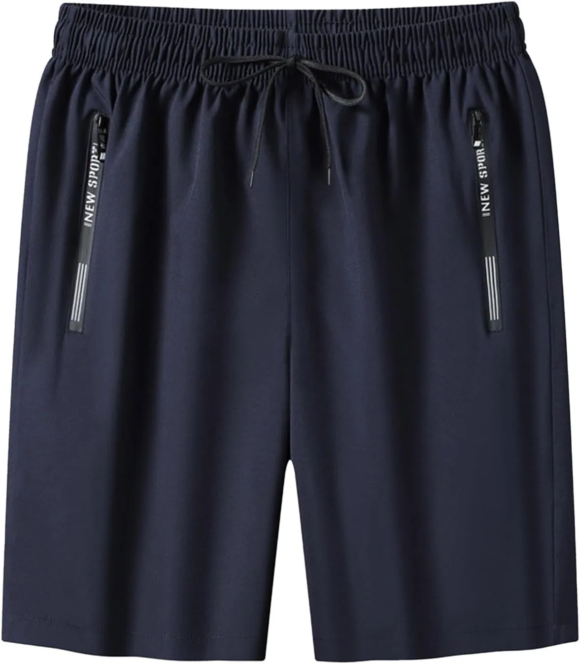 Short Pants for Men, Casual Shorts Elastic Waist Summer Beach Shorts with Pockets, Stretch Running Pants Men