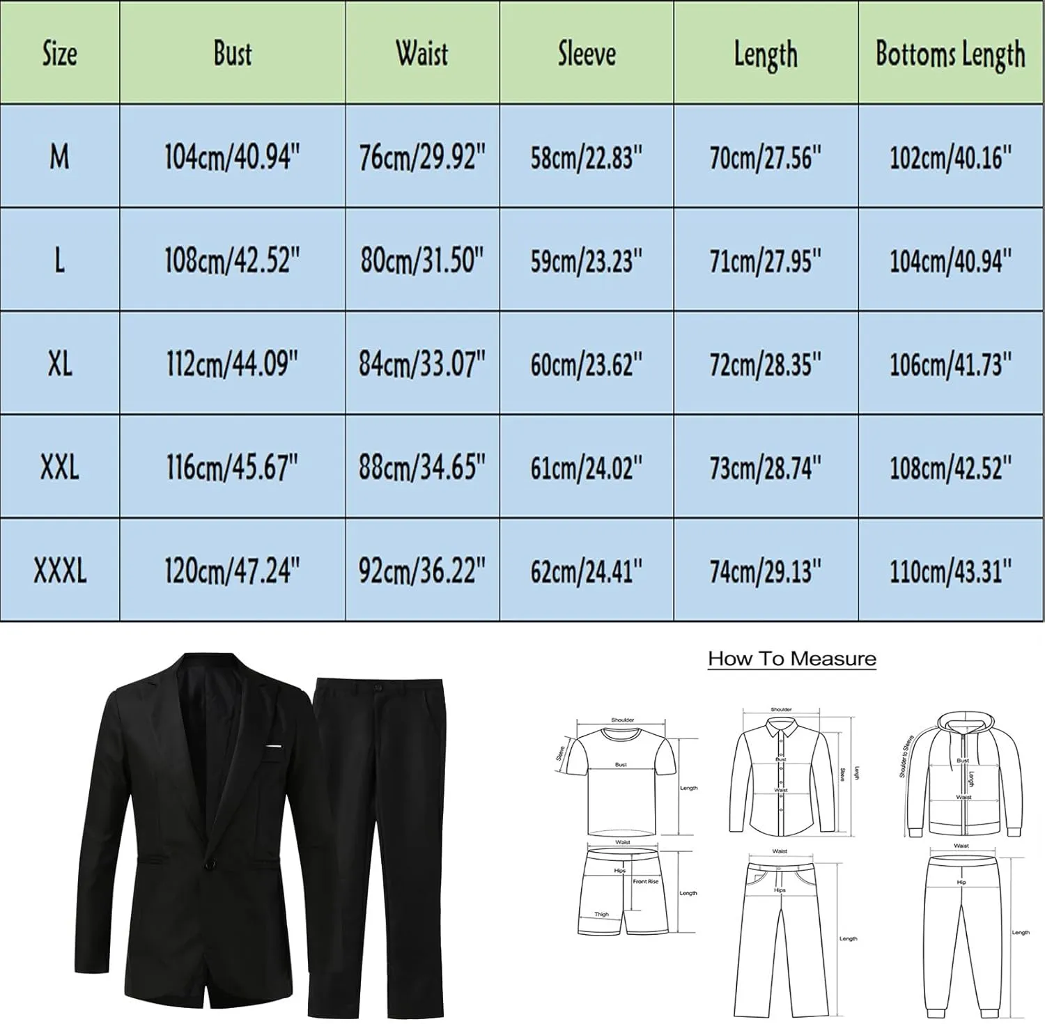 Slim Fit Tuxedo Blazer and Pants for Wedding Prom, 2 Piece Suit for Men, One Button Blazer Jacket Vest Pants