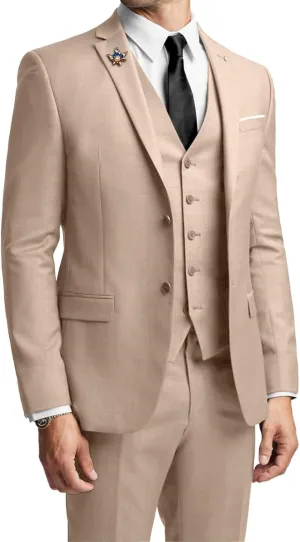 Suits for Men 3 Piece Slim Fit Casual Tuxedo Business Wedding Groom Prom Homecoming Suits Blazer Vest Pants