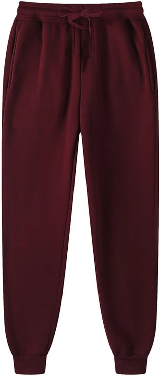 Sweatpants Fleece Lined Cinch Bottom Cuffed Women's Women Jogger Pants Lightweight Tapered Running Pants Lounge Pants