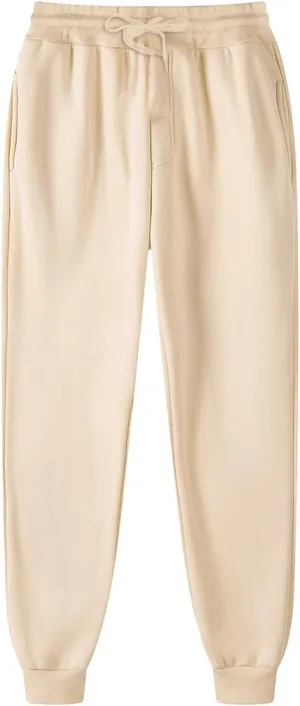 Sweatpants Fleece Lined Cinch Bottom Cuffed Women's Women Jogger Pants Lightweight Tapered Running Pants Lounge Pants