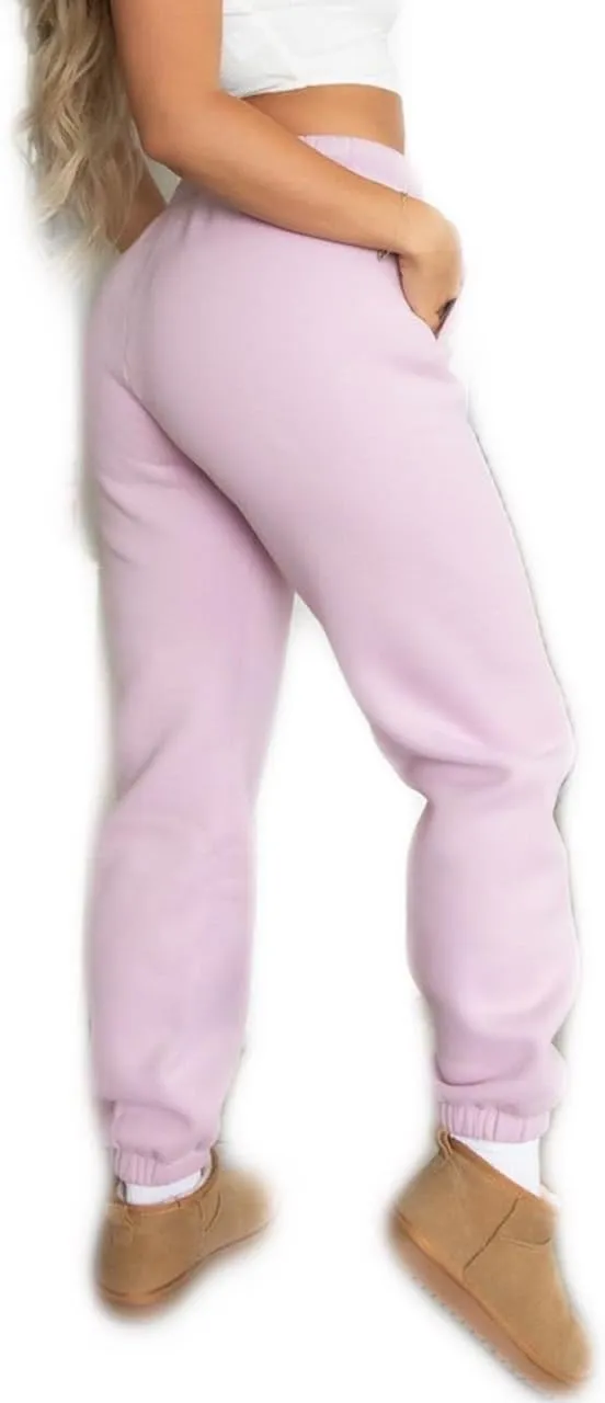 TIC TOC Women’s Soft Fleece Oversized Sweatpants Casual Essential High Waisted Jogger Pants with Pockets