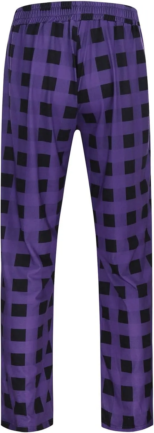 Women Buffalo Plaid Pajama Pants Xmas Print Wide Leg Casual Comfy Loose Stretchy Palazzo Pajama Pants