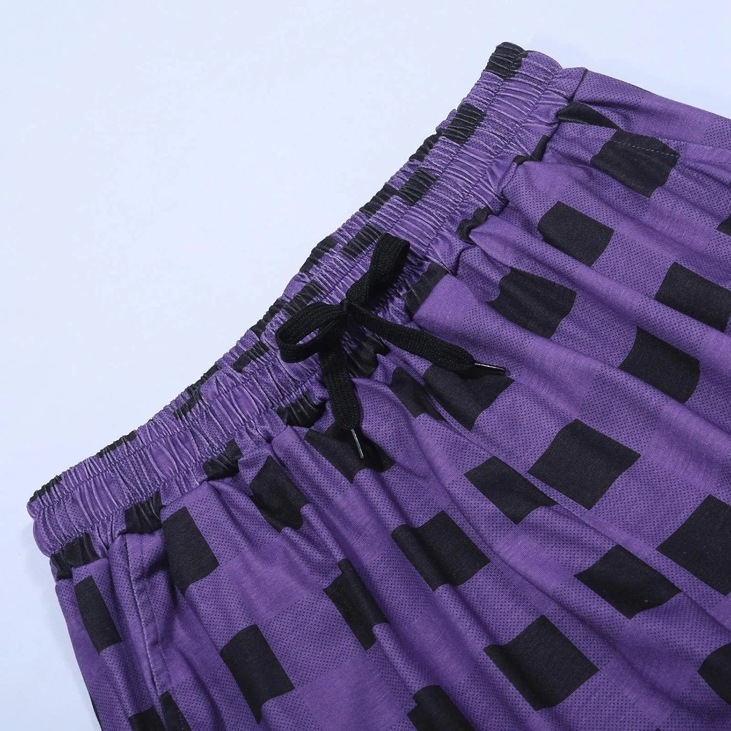Women Buffalo Plaid Pajama Pants Xmas Print Wide Leg Casual Comfy Loose Stretchy Palazzo Pajama Pants