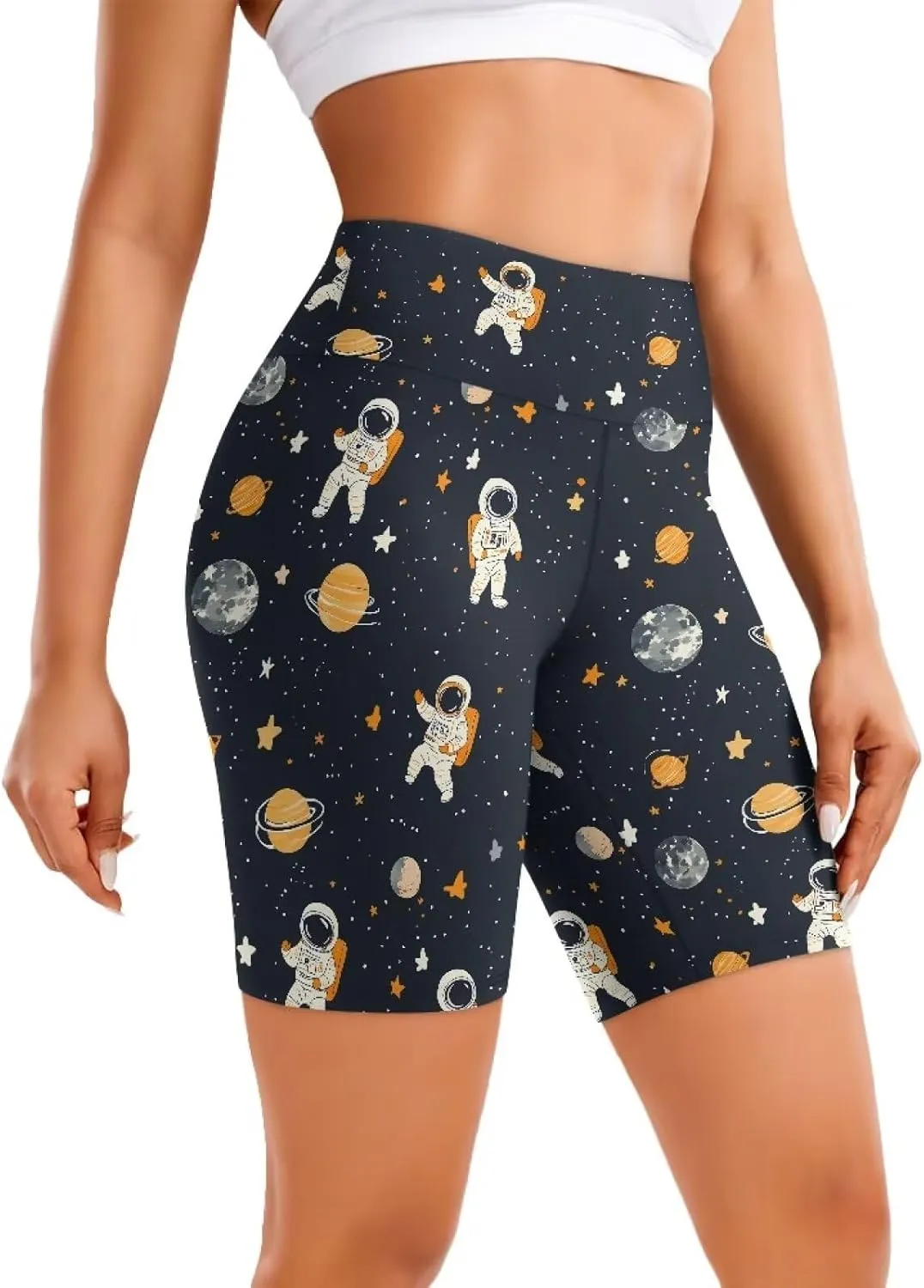 Women Yoga Shorts Biker Shorts High Waist Workout Shorts Running Leggings Gym Clothes Short Pants Athletic,XS-3XL