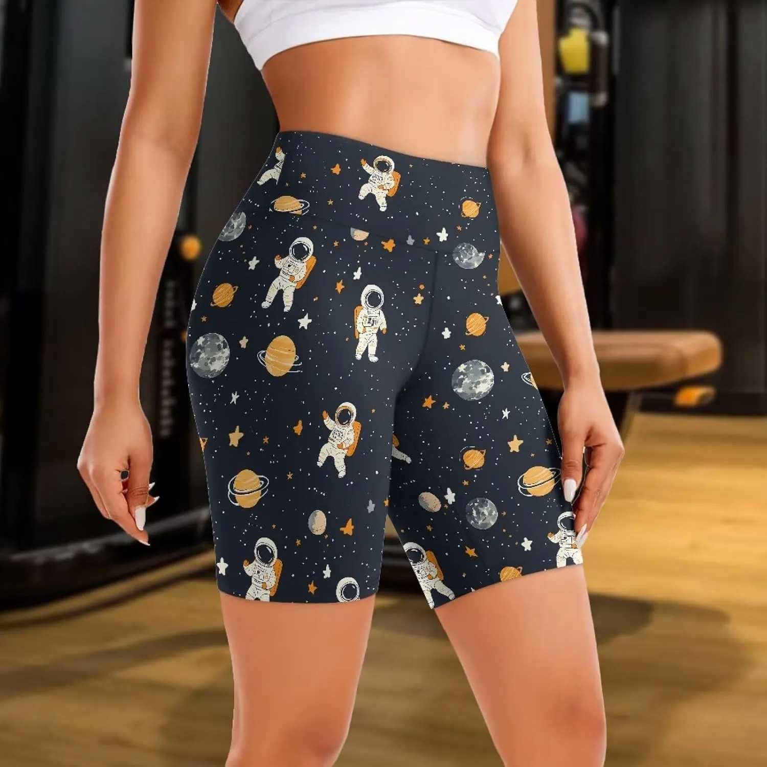 Women Yoga Shorts Biker Shorts High Waist Workout Shorts Running Leggings Gym Clothes Short Pants Athletic,XS-3XL