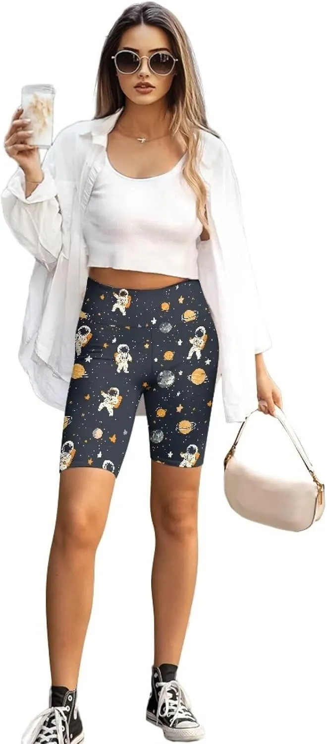 Women Yoga Shorts Biker Shorts High Waist Workout Shorts Running Leggings Gym Clothes Short Pants Athletic,XS-3XL