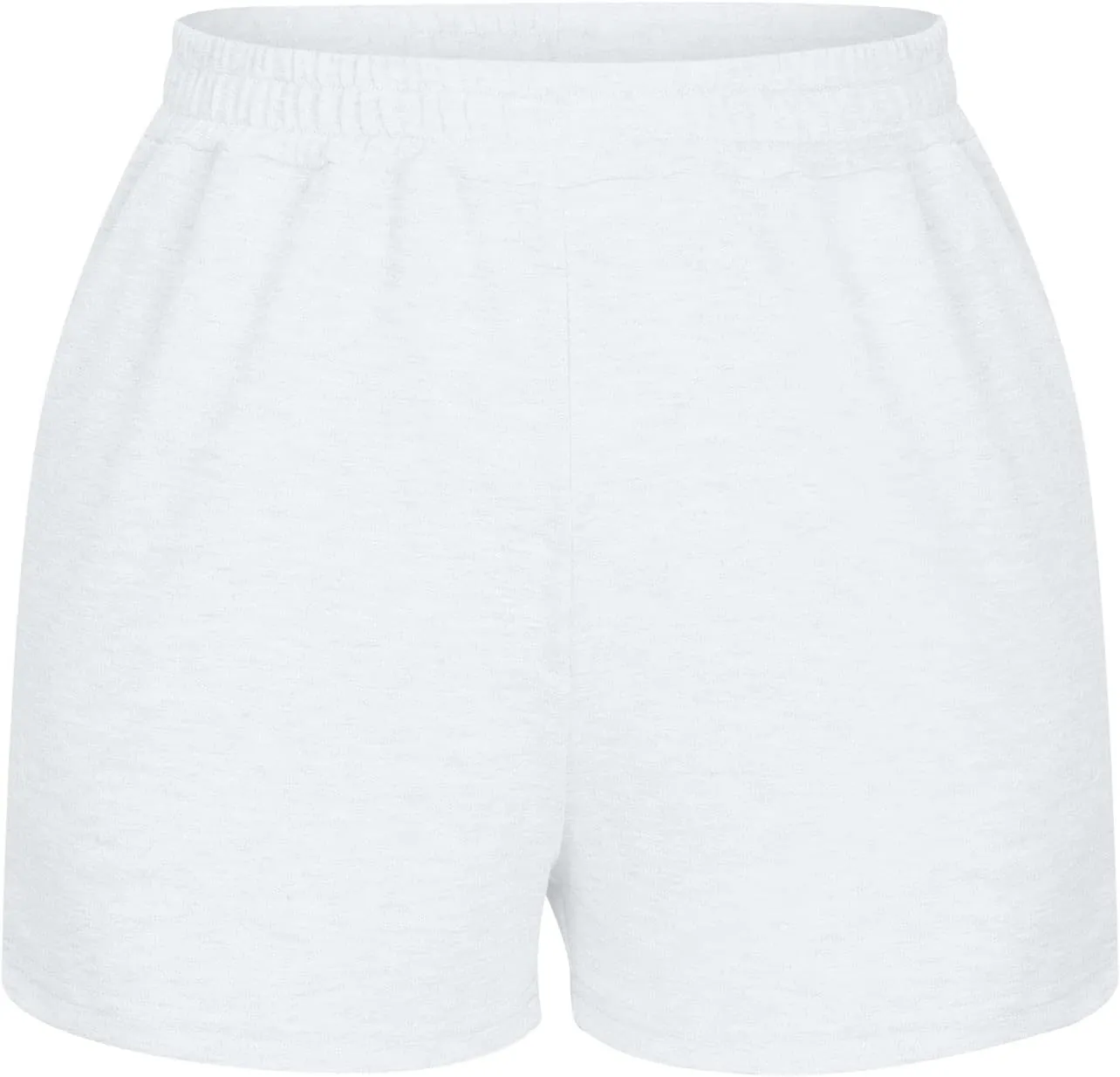 Women's Athletic Fit Terry Shorts Loose Comfy Yoga Jogger Sweat Cotton Shorts Pant High Waist Running Lounge Shorts