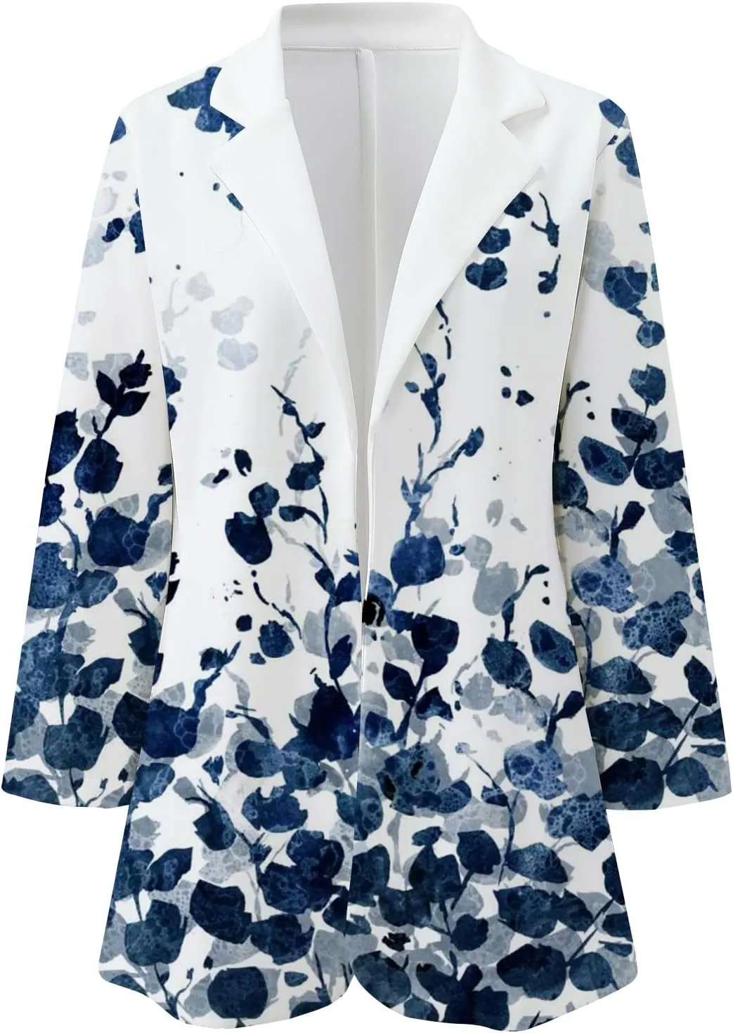 Women's Blazers & Suit Jackets Casual Printed Suit Long Sleeve Loose Comfortable Cardigan Coat Casual Blazer