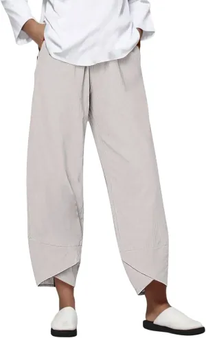 Women's Capri Pants Elastic Pants for Women Fashion Casual Fashion Shorts Drawstring Elastic Waist Lounge Pant Yoga