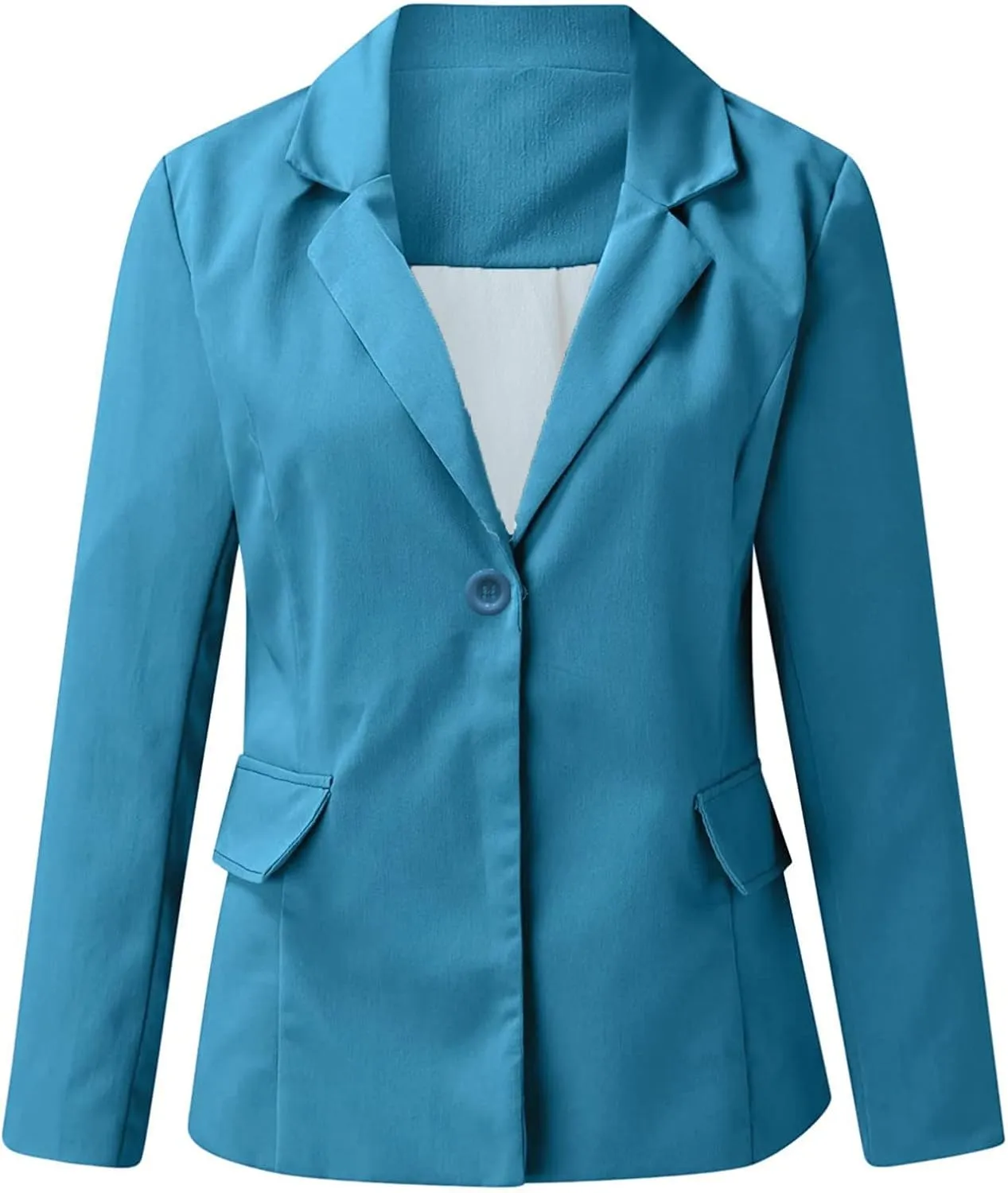 Women's Casual Blazer Casual Lapel Open Front Long Sleeve Work Office Suit Jacket Coat Blazer Dress