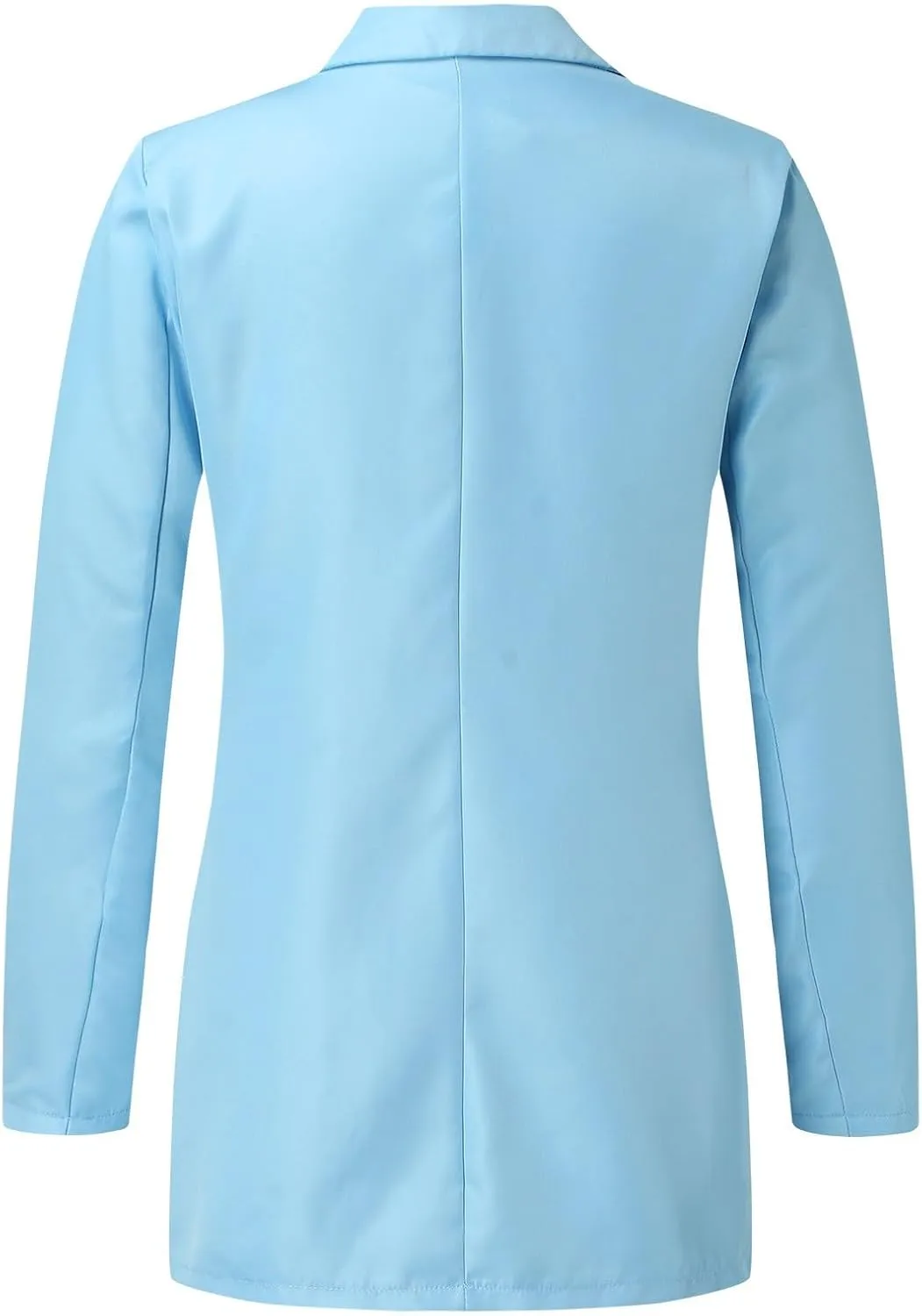 Womens Casual Blazers 2024 Open Front Long Sleeve Work Office Jackets Basic Lapel Collar Blazer Business Outfit