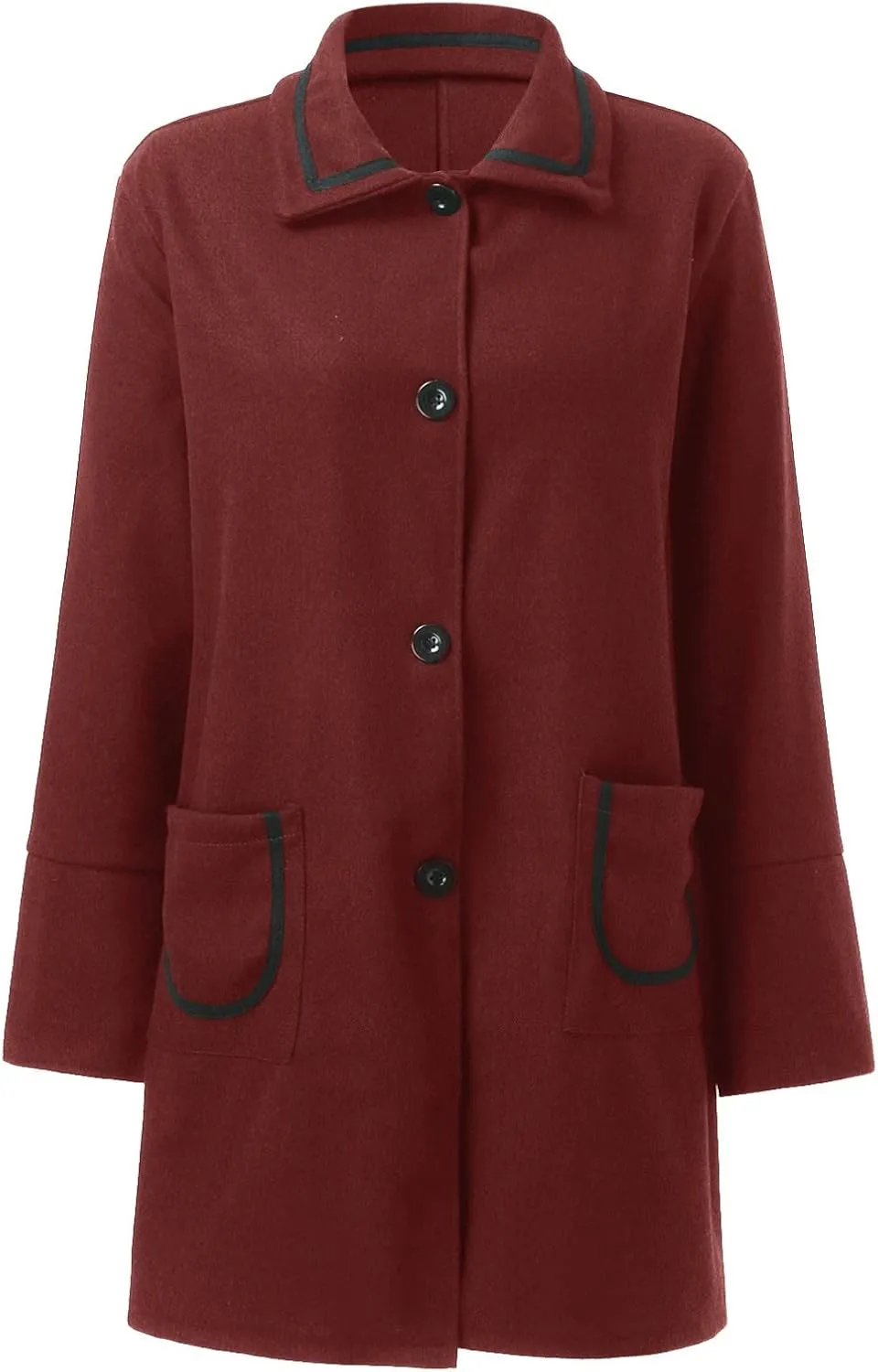 Women's Fall Trench Coat 2025,Casual Fashion Elegant Long Sleeve Outwear Plus Size Hooded With Pockets Jackets Y2k