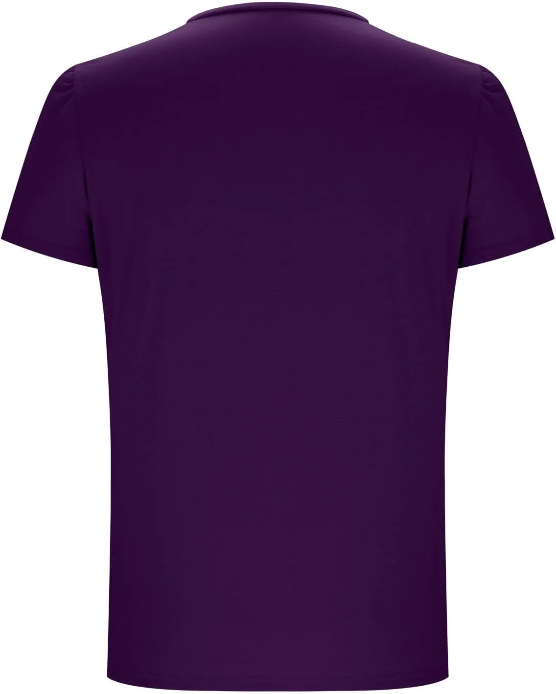 Women's Fashion Crossed Hem Tops Summer Solid Color Short Sleeve Crewneck Shirts Casual Comfy Loose Ventilate Top