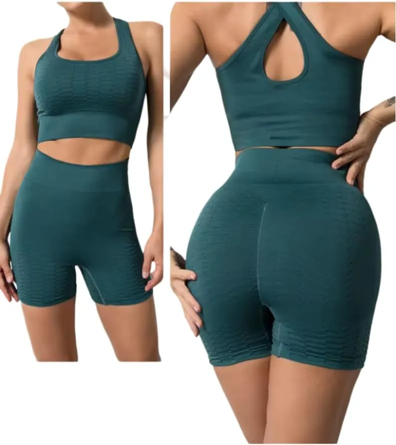 Women's High Waist Gym Shorts - Breathable Activewear for Enhanced Shape