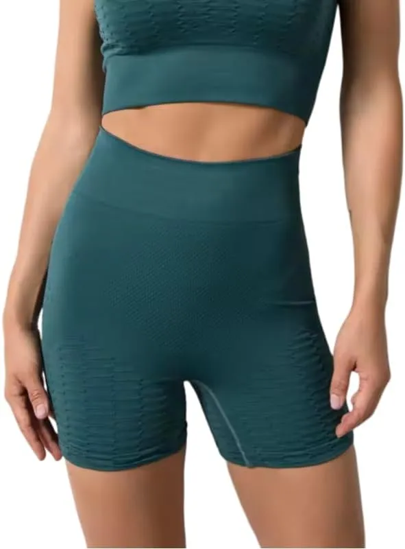Women's High Waist Gym Shorts - Breathable Activewear for Enhanced Shape