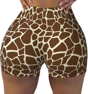 Women's High Waist Workout Shorts for Sports Athletic Running Hiking Biker Yoga Gym Shorts
