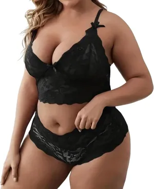 Womens Lingerie Strappy Harness Pajamas Lingerie Set Babydoll Sheer Bralette Set Underwired 2 Piece