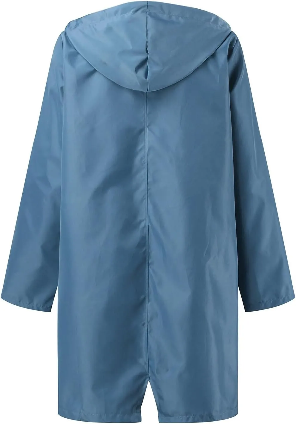 Womens Notched Lapel Collar Double Breasted Pea Coat Winter Wool Blend Over Coats Long Jackets