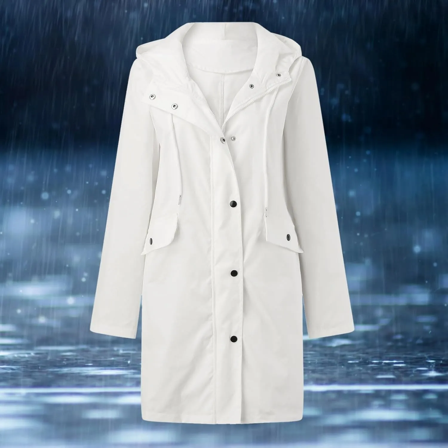 Womens Notched Lapel Collar Double Breasted Pea Coat Winter Wool Blend Over Coats Long Jackets
