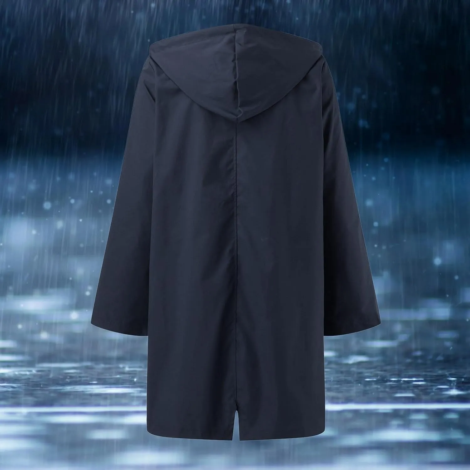 Womens Notched Lapel Collar Double Breasted Pea Coat Winter Wool Blend Over Coats Long Jackets