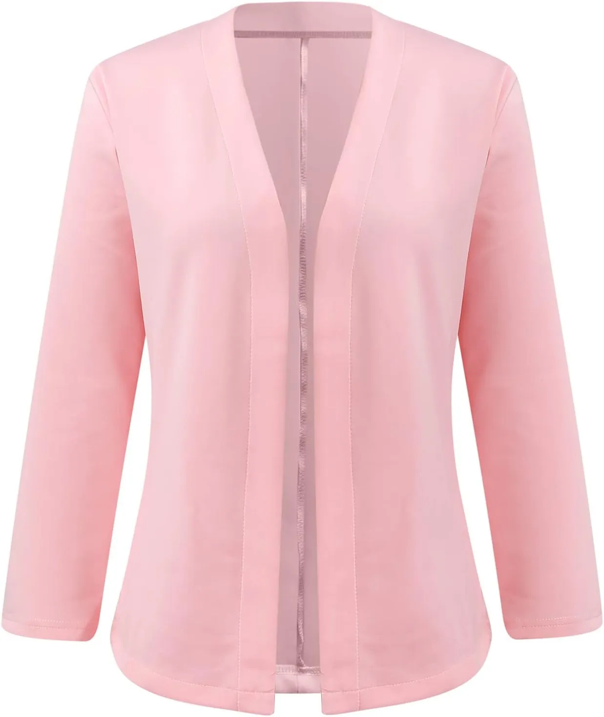 Women's Summer Blazer Long Sleeve Elegant Temperament Casual Business Comfortable Solid Color Dressy Suit Jackets