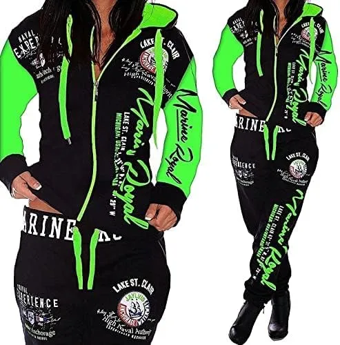 Womens Sweatsuits 2 Piece Hoodie Tracksuit Sets Casual Comfy Jogging Suits for Women