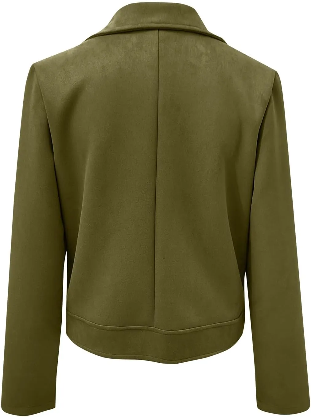 Womens Trendy Coats 2024 Fall Biker Moto Jacket Fashion Long Sleeve Zipper Short Casual Coat Streetwear Cropped Outwear