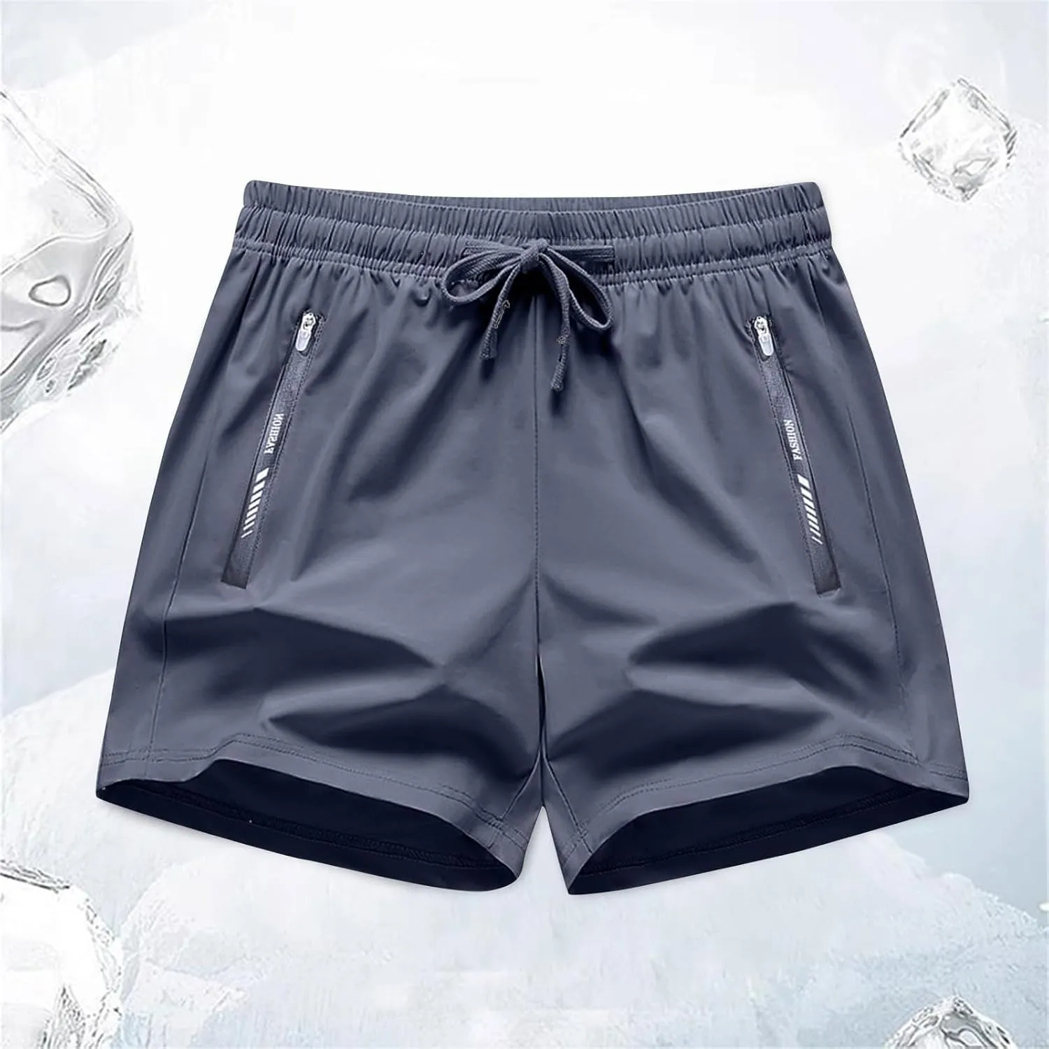 Womens Ultra Stretch Quick Drying Shorts Summer Breathable Beeswan Shorts High Waist Drawstring Beach Pants