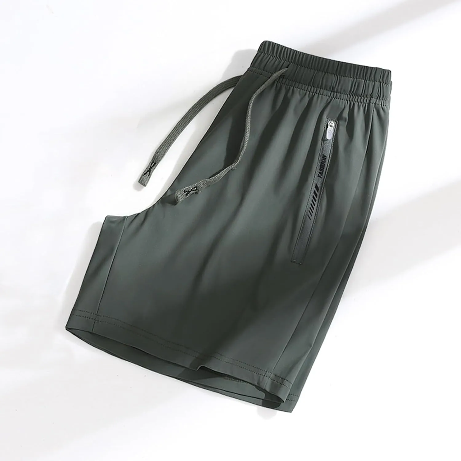 Womens Ultra Stretch Quick Drying Shorts Summer Breathable Beeswan Shorts High Waist Drawstring Beach Pants