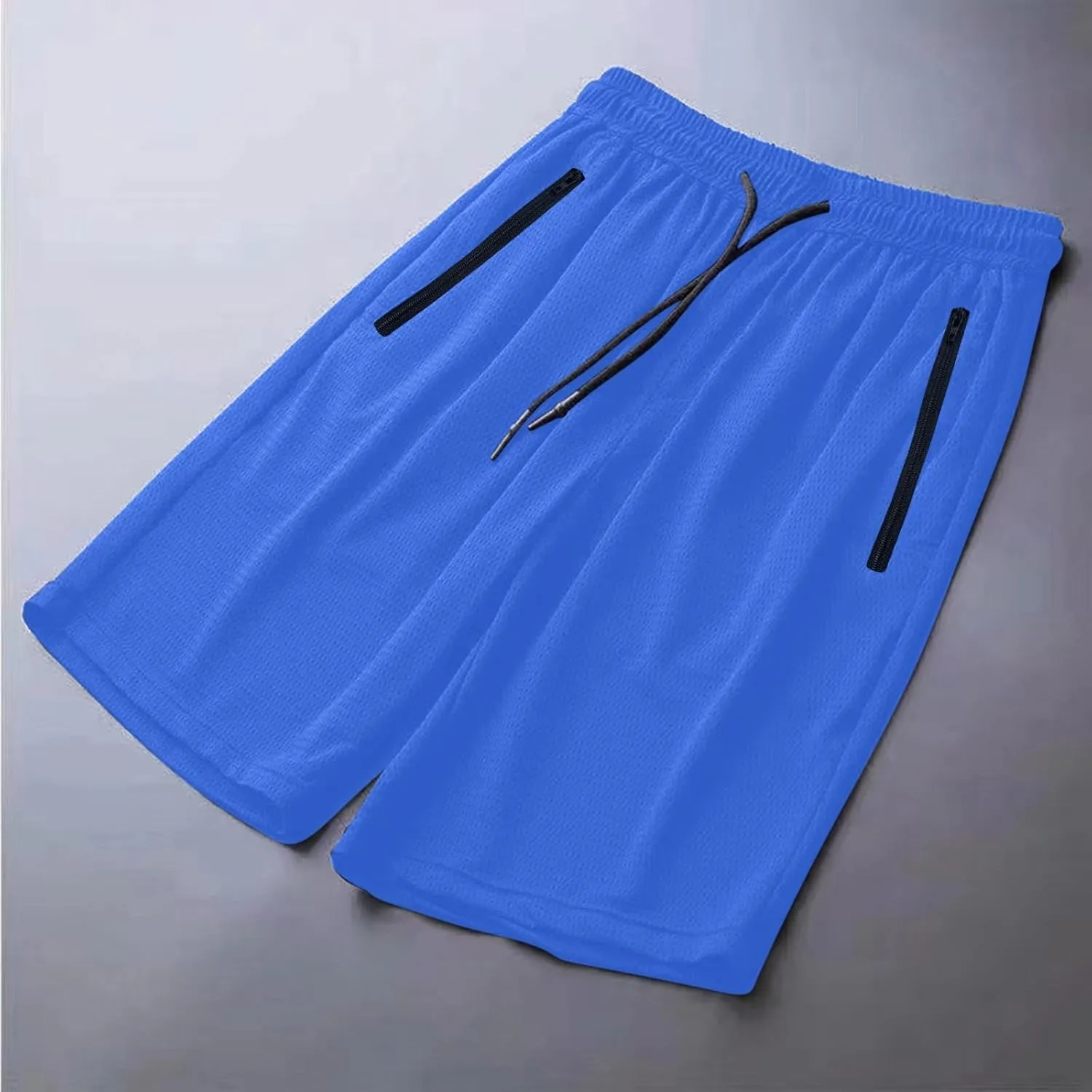 yardsong Athletic Shorts Women Quick Dry Gym Running Shorts Drawstring Elastic Waist Lightweight Shorts with Zipper Pockets