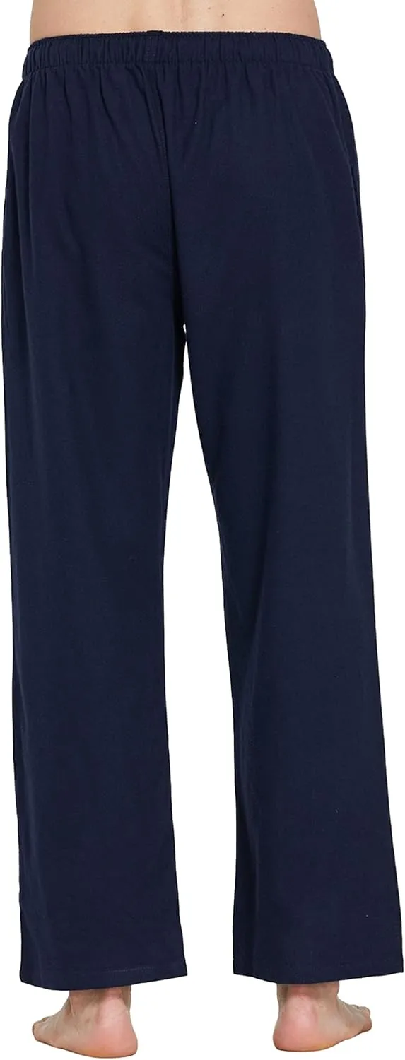 YINC Men's 100% Cotton Super Soft Flannel Pajama Pants