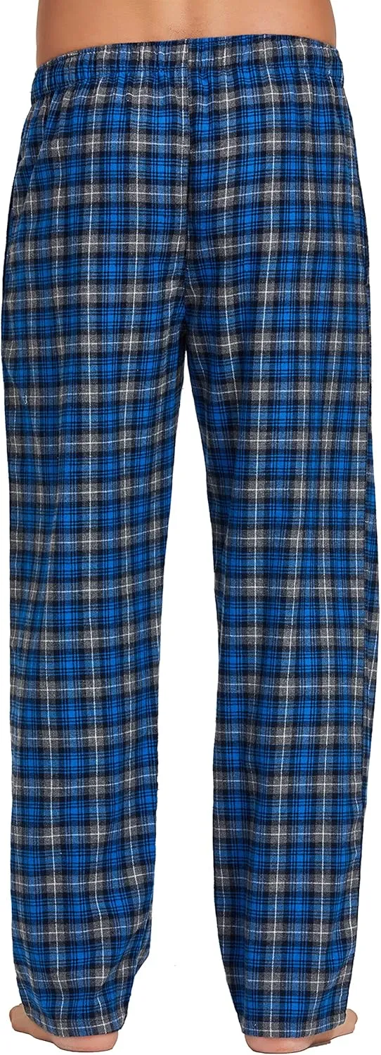 YINC Men's 100% Cotton Super Soft Flannel Pajama Pants