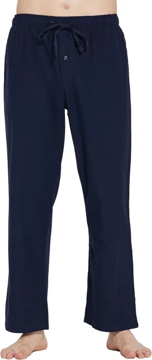 YINC Men's 100% Cotton Super Soft Flannel Pajama Pants